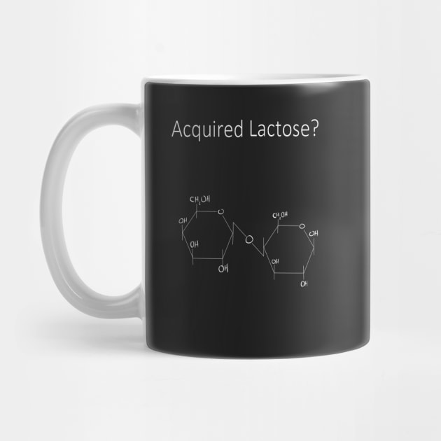 Acquired Lactose? Lactose Molecule by Blacklightco